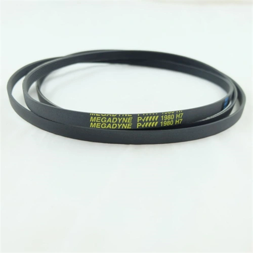 1980 H7 Bordásszíj, fekete (MEGADYNE)  ELECTROLUX szárítógép