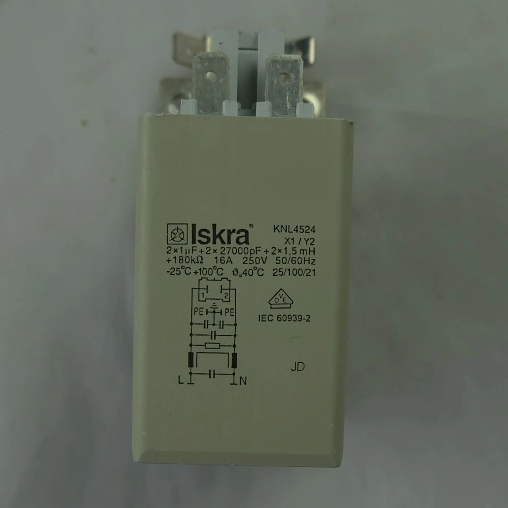 1 uF 250V Kondenzátor, sarus, zavarszűrő (eredeti) GORENJE/MORA mosógép / RENDELÉSRE