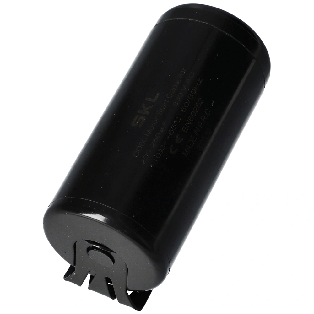 200-250 uF 330V Kondenzátor, motor indító, fémházas (univerzális)