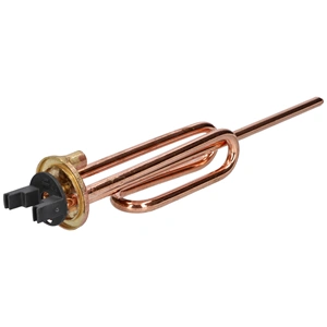2000W 260 mm 5 mm furat Fűtőszál, réz, ovális, hosszú sarus, zárólaphoz (utángyártott) olasz,  ARISTON bojler