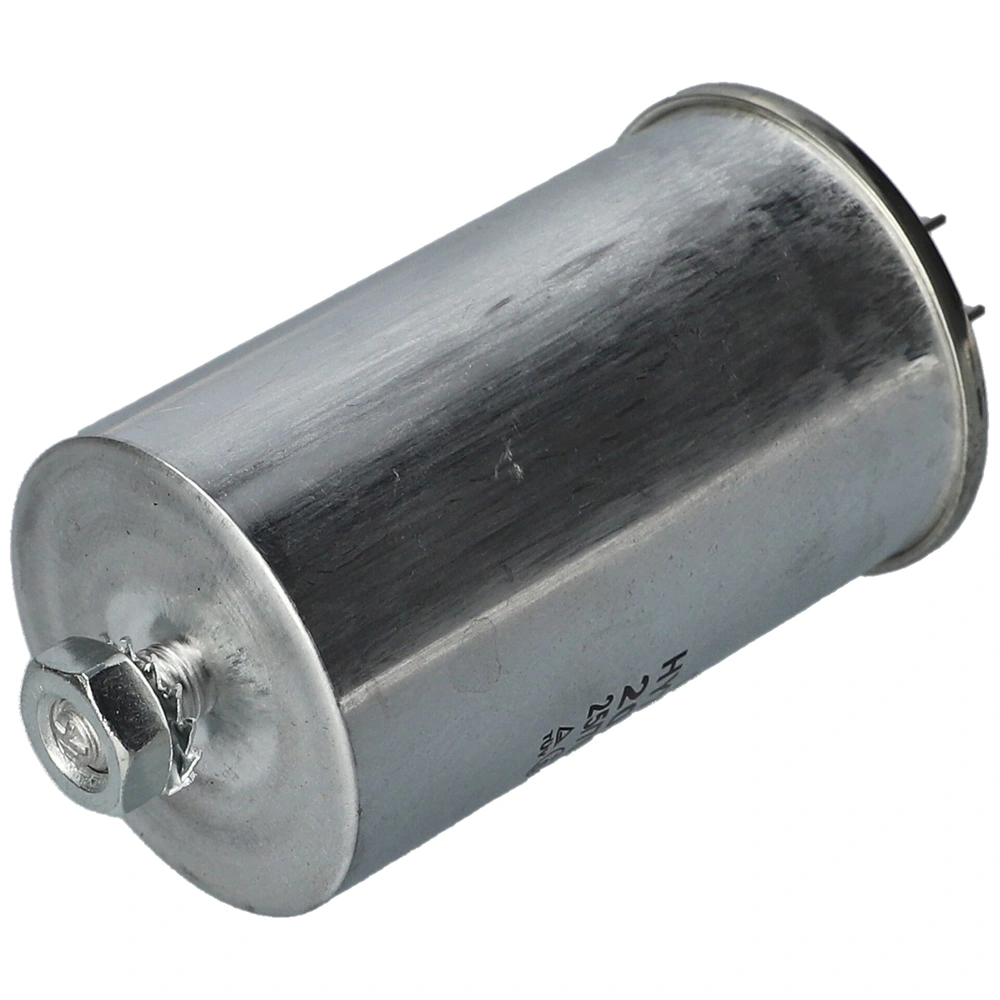20 uF 450V Kondenzátor, sarus, fémházas (univerzális)