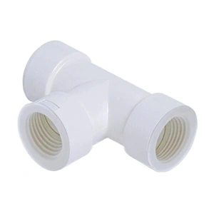 20mm, T-idom, fehér, gumi tömítéssel,
 (VECAMCO) klíma, PVC kondenzvíz csőhöz