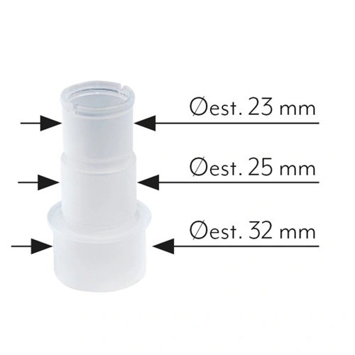 23/25/32 mm, Cseppvízcső lépcsős csatlakozó csonk (VECAMCO) klíma / RENDELÉSRE