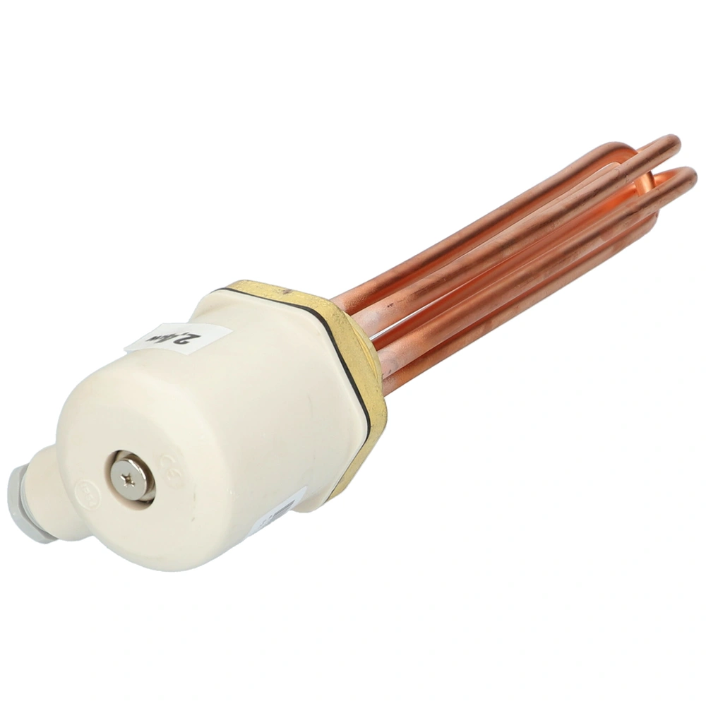 2400W 290 mm Fűtőszál, réz, 3F, menetes, zárt bojler
