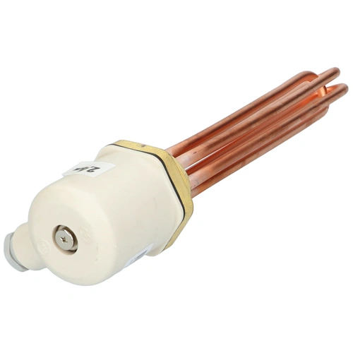 2400W 290 mm Fűtőszál, réz, 3F, menetes, zárt bojler