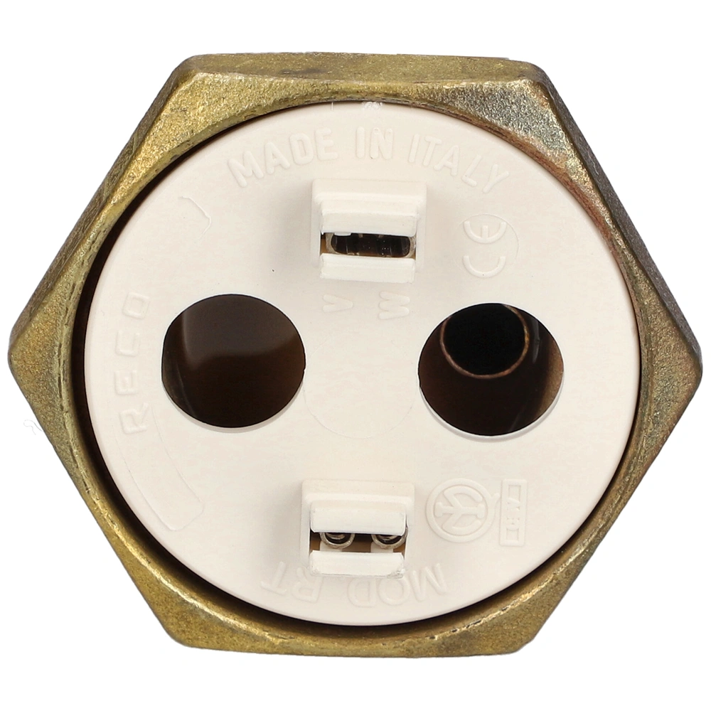 2500W Fűtőszál, réz + anódcsonk, egyenes, menetes (OLASZ GYÁRTMÁNY) bojler