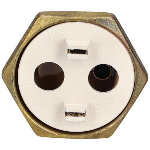 2500W Fűtőszál, réz + anódcsonk, egyenes, menetes (OLASZ GYÁRTMÁNY) bojler