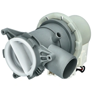 25W Szivattyú, ürítő, komplett, elől stekkeres, bajonett záras (eredeti) BEKO mosógép