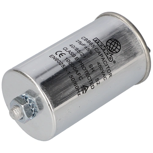 25 uF 450V Kondenzátor, fém, sarus