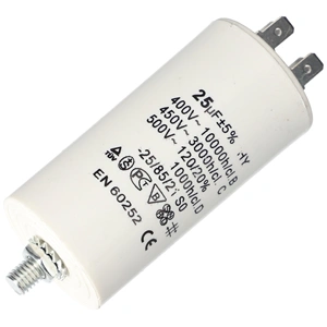 25 uF 500V Kondenzátor, sarus (univerzális)