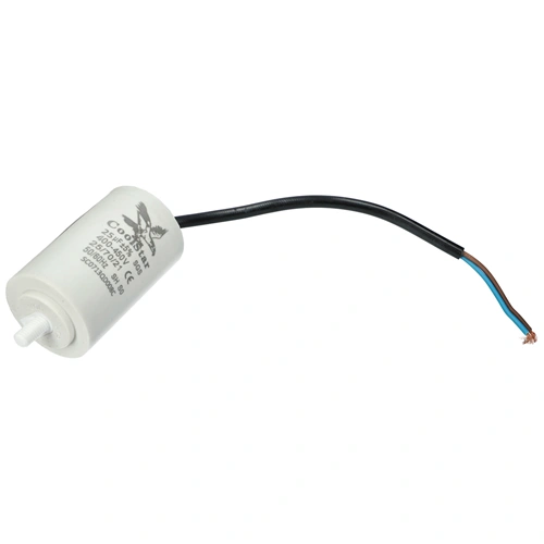 25 uF 500V Kondenzátor, vezetékes (univerzális)