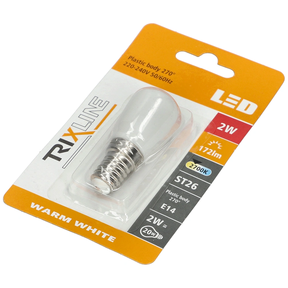 2W Izzó LED E14 TRIXLINE (univerzális) hűtőgép / RENDELÉSRE
