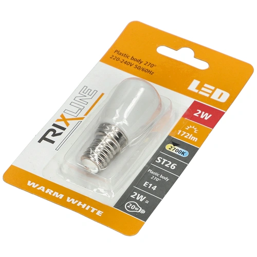 2W Izzó LED E14 TRIXLINE (univerzális) hűtőgép / RENDELÉSRE