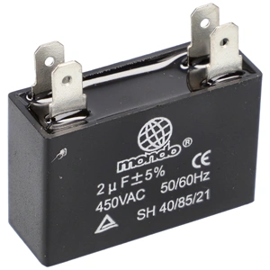 2 uF 450V Kondenzátor, sarus, téglatest (univerzális)
