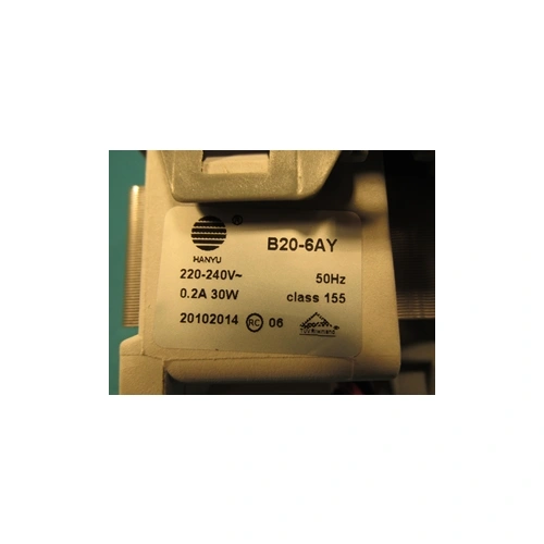 30W Szivattyú, ürítő, 4 körmös, hátul vezetékes stekkeres (eredeti, HANYU B20-6AY) SAMSUNG mosogatógép / RENDELÉSRE