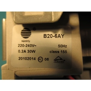 30W Szivattyú, ürítő, 4 körmös, hátul vezetékes stekkeres (eredeti, HANYU B20-6AY) SAMSUNG mosogatógép / RENDELÉSRE