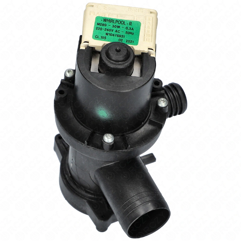 30W Szivattyú, ürítő, házzal (eredeti) WHIRLPOOL mosógép