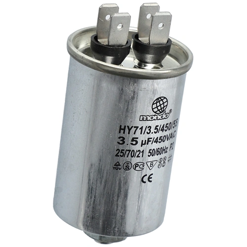 3,5 uF 450V Kondenzátor, sarus ,fém (univerzális)