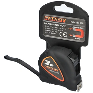 3 m Mérőszalag, hitelesített, milliméter beosztással, HANDY 10156