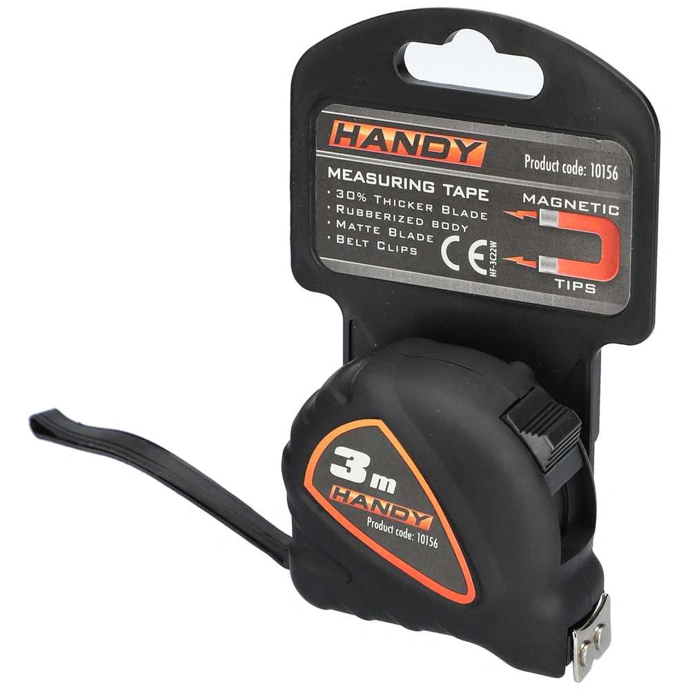 3 m Mérőszalag, hitelesített, milliméter beosztással, HANDY 10156