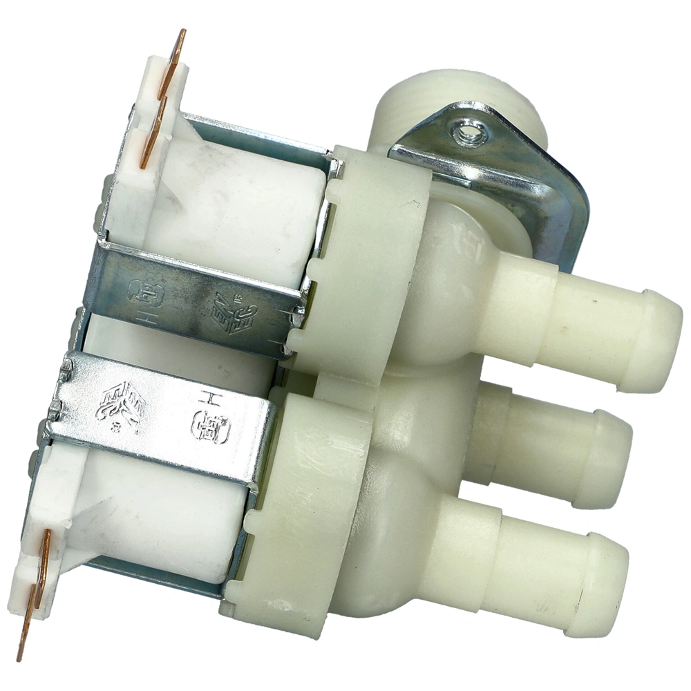 3 utas 15 mm 90° 220V Mágnesszelep (TP) mosógép 3 utas 15 mm 90° 220V Mágnesszelep (TP) mosógép