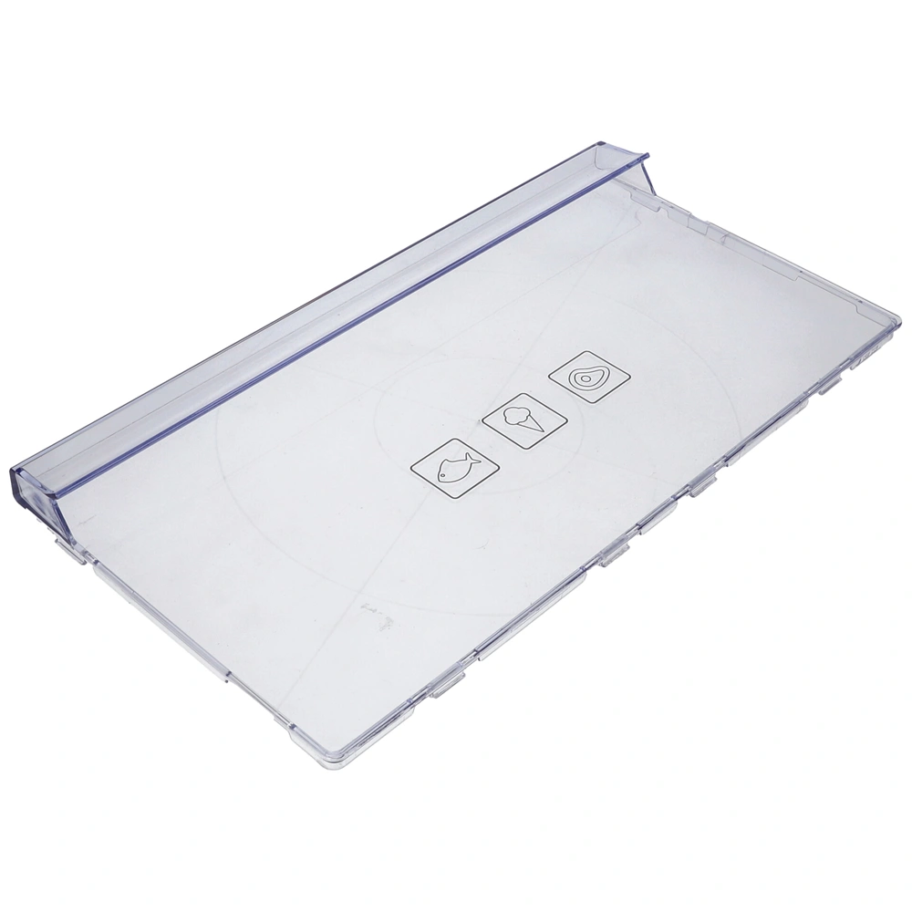 404x209x11 mm Előlap, fagyasztófiók, kékes átlátszó (eredeti) BEKO hűtőgép