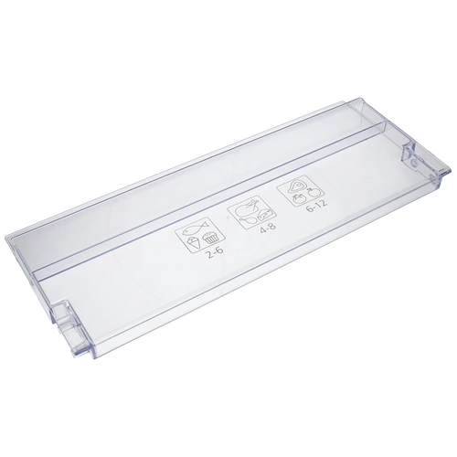 445x189x25 mm Előlap, fagyasztófiók, átlátszó (eredeti) BEKO hűtőgép