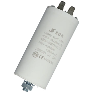 45 uF 450V Kondenzátor, sarus (univerzális)