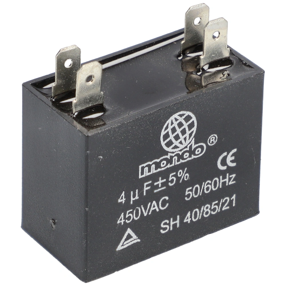 4 uF 450V Kondenzátor, sarus, téglatest (univerzális) 