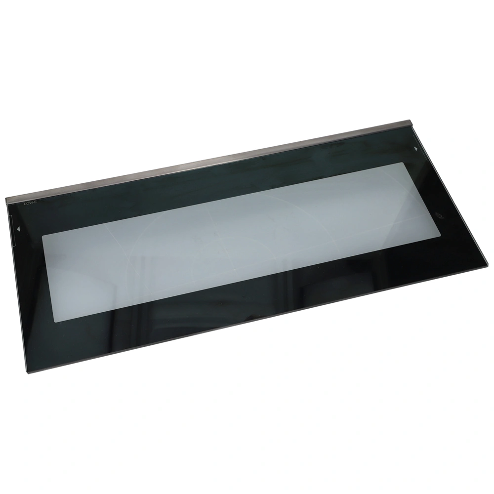 522x232 mm Üveg, sütőajtó, belső, felső, fekete,(eredeti) BEKO tűzhely 