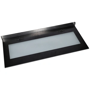 522x232 mm Üveg, sütőajtó, belső, felső, fekete,(eredeti) BEKO tűzhely 