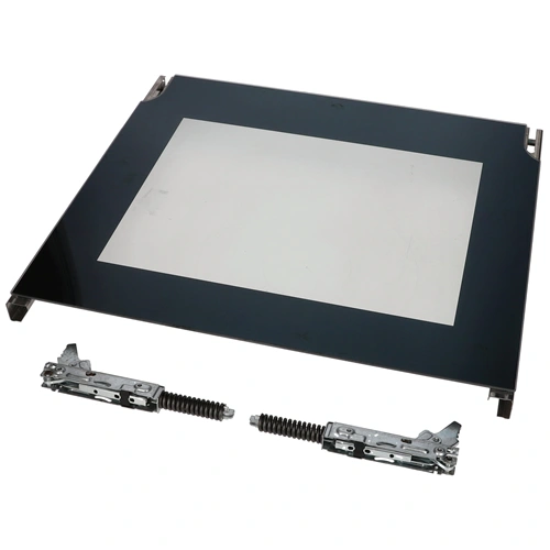 533x476 mm Üveg, belső, fekete,(eredeti) WHIRLPOOL / INDESIT tűzhely / RENDELÉSRE