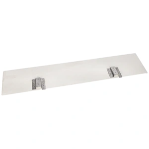 594x125 mm Üveg, ajtó, külső, fehér, GORENJE tűzhely / RENDELÉSRE