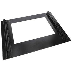 594x450 mm Üveg, ajtó, külső, fekete, (eredeti) WHIRLPOOL tűzhely 