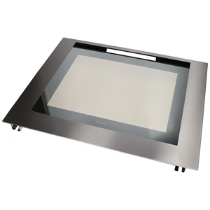 595x481 mm Üveg, ajtó, külső, fekete, (eredeti) WHIRLPOOL tűzhely / RENDELÉSRE