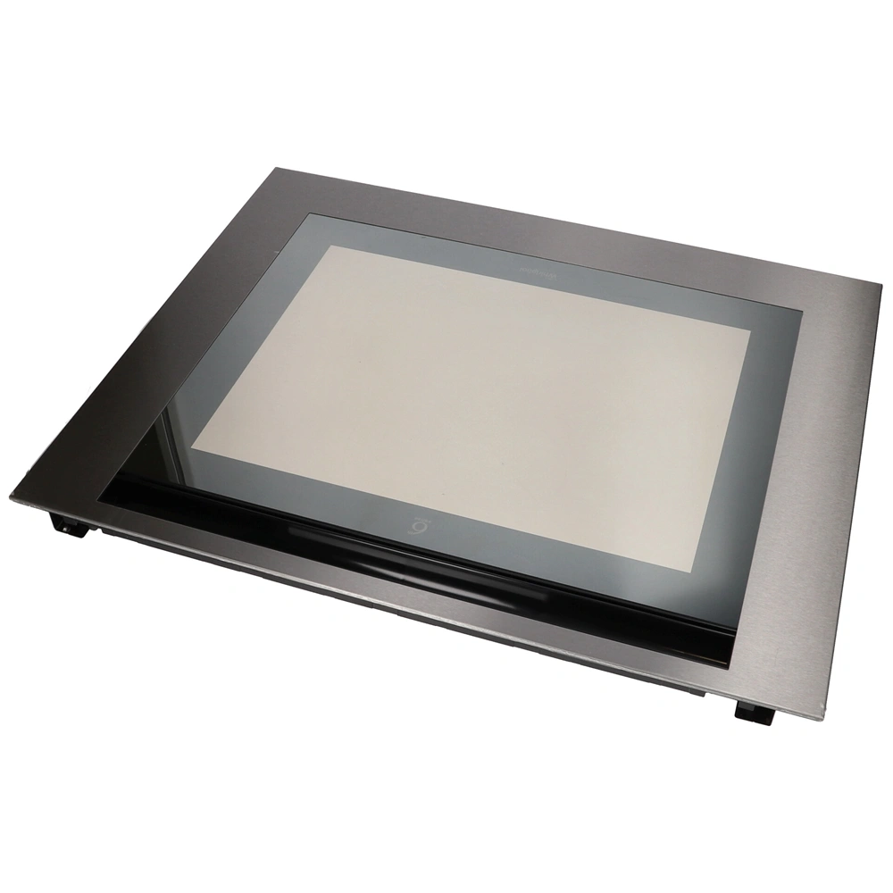 595x481 mm Üveg, ajtó, külső, fekete, (eredeti) WHIRLPOOL tűzhely / RENDELÉSRE