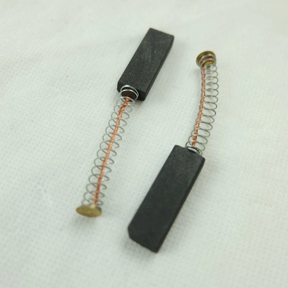 5x10x30 mm Szénkefe, tányér-sapkás, rugós (univerzális) (1cs=2db) mosógép / RENDELÉSRE