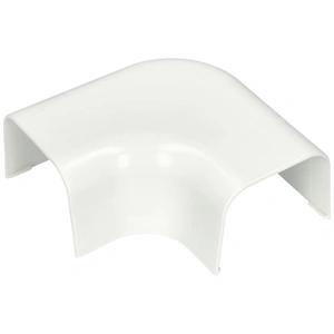 65x50 mm 90° Kanyarív, lapos, fehér, UV álló (CANALPLAST) klíma dekorcsatorna