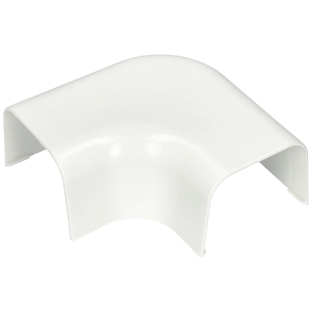 65x50 mm 90° Kanyarív, lapos, fehér, UV álló (CANALPLAST) klíma dekorcsatorna