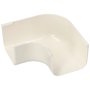 65x50 mm 90° Kanyarív, lapos, fehér, UV álló (VECAMCO) klíma dekorcsatorna