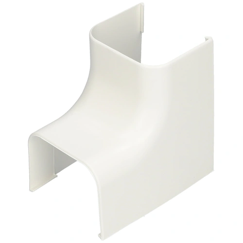 65x50 mm 90° Sarokelem, belső, fehér (VECAMCO) klíma dekorcsatorna