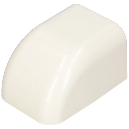 65x50 mm 90° Végelzáró elem, fehér, UV álló (VECAMCO) klíma dekorcsatorna