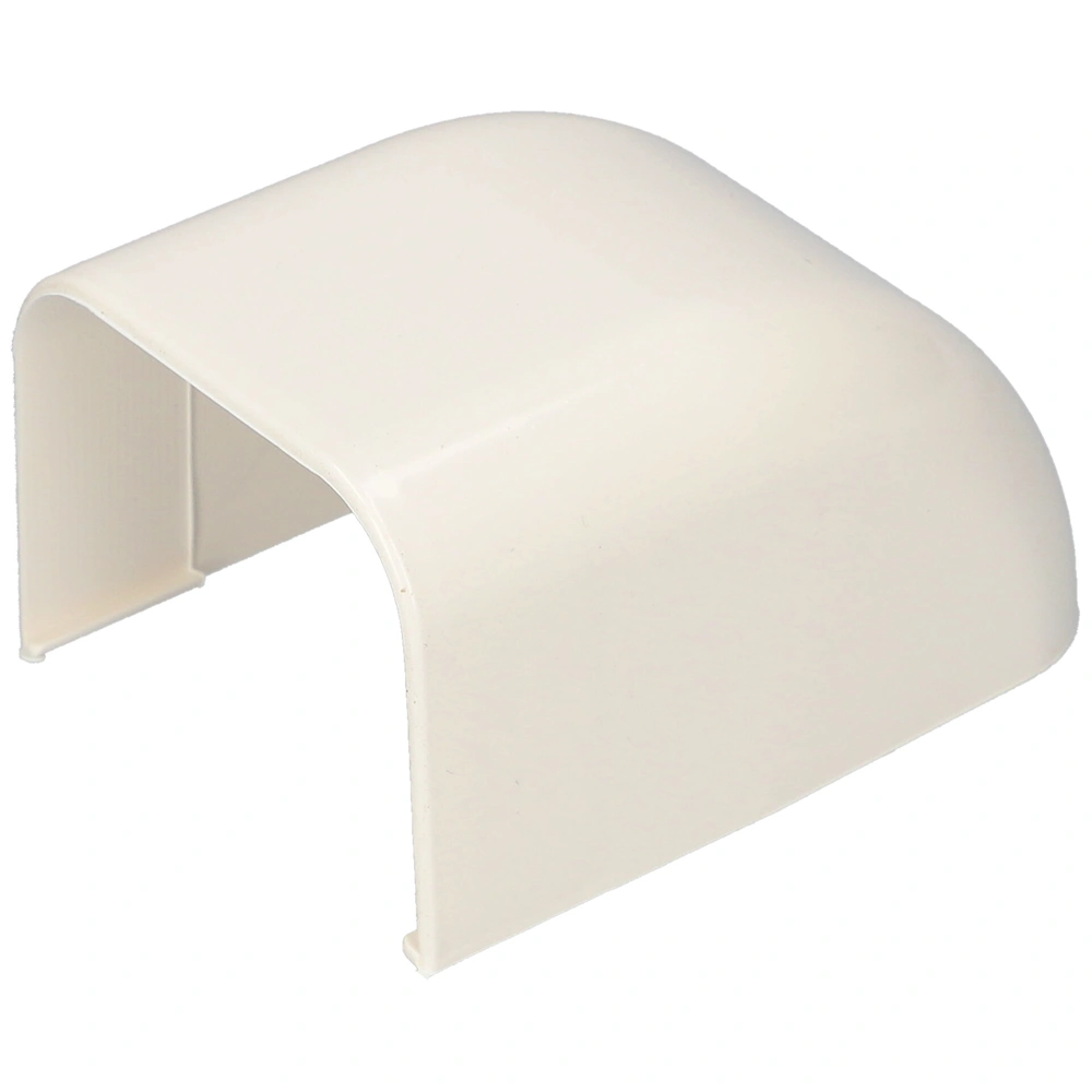 65x50 mm 90° Végelzáró elem, fehér, UV álló (VECAMCO) klíma dekorcsatorna