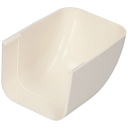 65x50 mm 90° Végelzáró elem, fehér, UV álló (VECAMCO) klíma dekorcsatorna