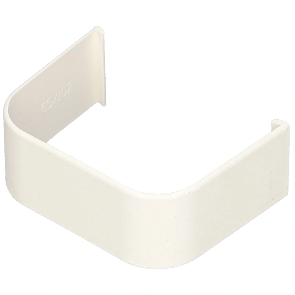 65x50 mm Toldóelem, külső, fehér, PVC (VECAMCO) klíma dekorcsatorna