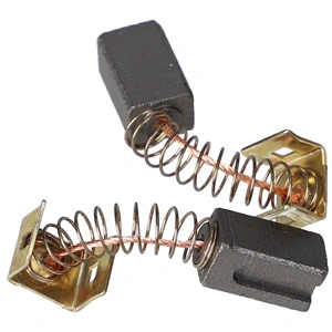 6,5x8x12,5 mm Szénkefe, füles-sapkás, rugós, hornyolt (univerzális) (1cs =2 db)