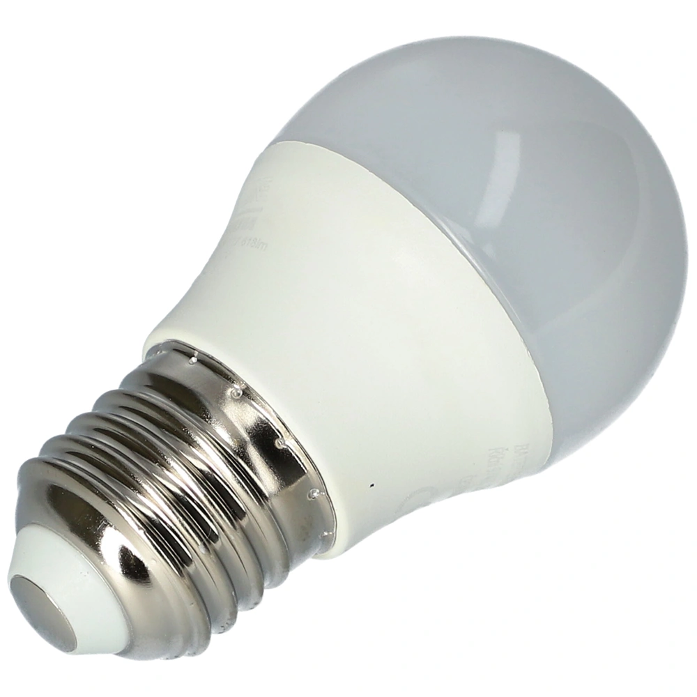 6W E27 Izzó, LED, 2700K, kisgömb alakú (TRIXLINE)