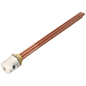 7500W 400V 610 mm Fűtőszál, réz, menetes, zárt, kazán