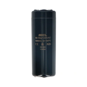 80-100 uF 330V Kondenzátor, motor indító, fémházas (univerzális)