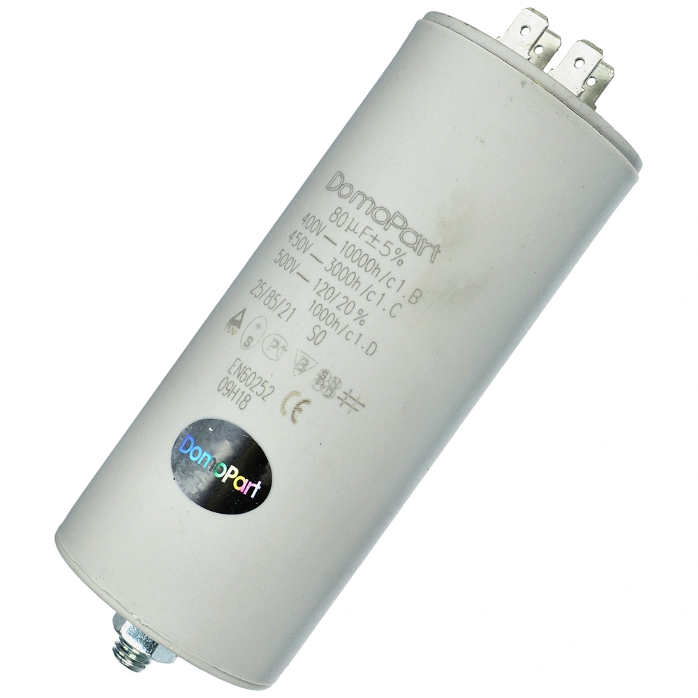 80 uF 500V Kondenzátor, sarus (univerzális)